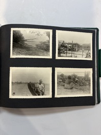 A collection of four photo albums and fieldwork prints documenting South and Southeast Asia, 20th C.