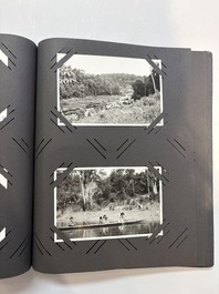 A collection of four photo albums and fieldwork prints documenting South and Southeast Asia, 20th C.