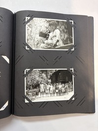 A collection of four photo albums and fieldwork prints documenting South and Southeast Asia, 20th C.