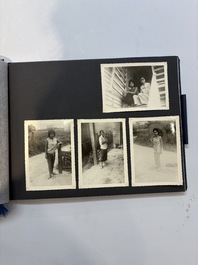 A collection of four photo albums and fieldwork prints documenting South and Southeast Asia, 20th C.