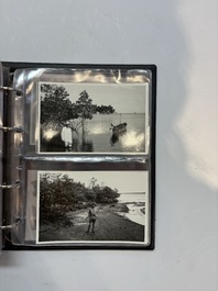 A collection of four photo albums and fieldwork prints documenting South and Southeast Asia, 20th C.