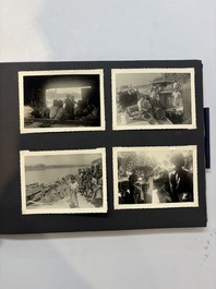 A collection of four photo albums and fieldwork prints documenting South and Southeast Asia, 20th C.
