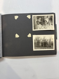 A collection of four photo albums and fieldwork prints documenting South and Southeast Asia, 20th C.