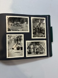 A collection of four photo albums and fieldwork prints documenting South and Southeast Asia, 20th C.