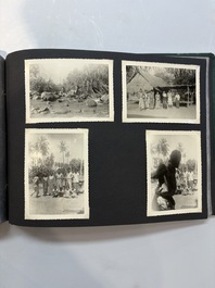 A collection of four photo albums and fieldwork prints documenting South and Southeast Asia, 20th C.