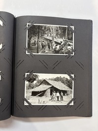 A collection of four photo albums and fieldwork prints documenting South and Southeast Asia, 20th C.