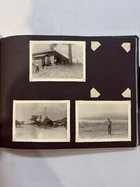 A collection of four photo albums and fieldwork prints documenting South and Southeast Asia, 20th C.