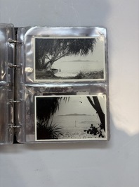 A collection of four photo albums and fieldwork prints documenting South and Southeast Asia, 20th C.