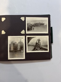 A collection of four photo albums and fieldwork prints documenting South and Southeast Asia, 20th C.