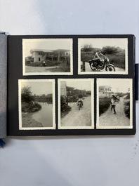 A collection of four photo albums and fieldwork prints documenting South and Southeast Asia, 20th C.