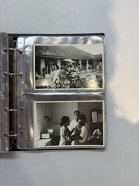 A collection of four photo albums and fieldwork prints documenting South and Southeast Asia, 20th C.