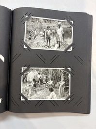 A collection of four photo albums and fieldwork prints documenting South and Southeast Asia, 20th C.