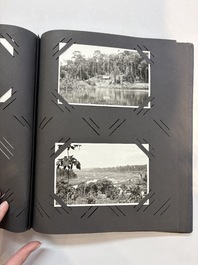 A collection of four photo albums and fieldwork prints documenting South and Southeast Asia, 20th C.