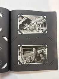 A collection of four photo albums and fieldwork prints documenting South and Southeast Asia, 20th C.