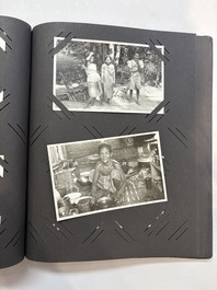 A collection of four photo albums and fieldwork prints documenting South and Southeast Asia, 20th C.