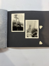 A collection of four photo albums and fieldwork prints documenting South and Southeast Asia, 20th C.