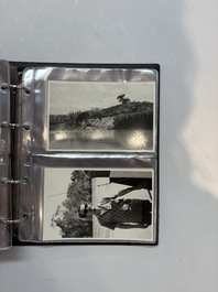 A collection of four photo albums and fieldwork prints documenting South and Southeast Asia, 20th C.