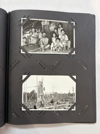 A collection of four photo albums and fieldwork prints documenting South and Southeast Asia, 20th C.