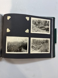 A collection of four photo albums and fieldwork prints documenting South and Southeast Asia, 20th C.
