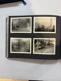 A collection of four photo albums and fieldwork prints documenting South and Southeast Asia, 20th C.