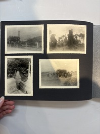 A collection of four photo albums and fieldwork prints documenting South and Southeast Asia, 20th C.