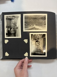 A collection of four photo albums and fieldwork prints documenting South and Southeast Asia, 20th C.