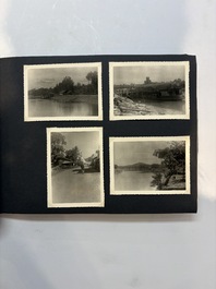 A collection of four photo albums and fieldwork prints documenting South and Southeast Asia, 20th C.