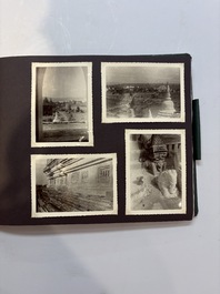 A collection of four photo albums and fieldwork prints documenting South and Southeast Asia, 20th C.
