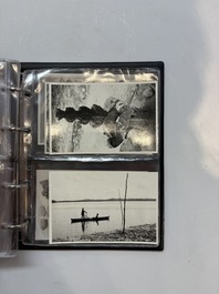 A collection of four photo albums and fieldwork prints documenting South and Southeast Asia, 20th C.