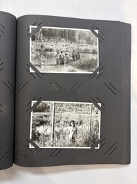 A collection of four photo albums and fieldwork prints documenting South and Southeast Asia, 20th C.