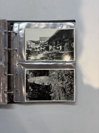 A collection of four photo albums and fieldwork prints documenting South and Southeast Asia, 20th C.