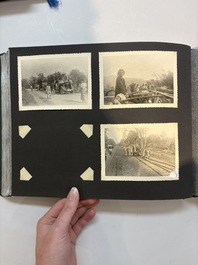 A collection of four photo albums and fieldwork prints documenting South and Southeast Asia, 20th C.
