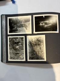 A collection of four photo albums and fieldwork prints documenting South and Southeast Asia, 20th C.