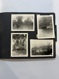 A collection of four photo albums and fieldwork prints documenting South and Southeast Asia, 20th C.