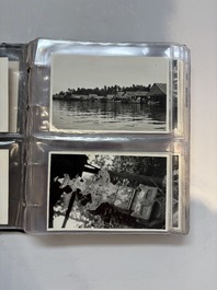 A collection of four photo albums and fieldwork prints documenting South and Southeast Asia, 20th C.