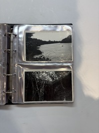 A collection of four photo albums and fieldwork prints documenting South and Southeast Asia, 20th C.