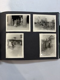 A collection of four photo albums and fieldwork prints documenting South and Southeast Asia, 20th C.