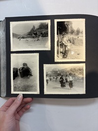 A collection of four photo albums and fieldwork prints documenting South and Southeast Asia, 20th C.