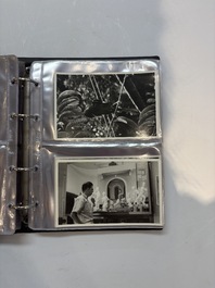 A collection of four photo albums and fieldwork prints documenting South and Southeast Asia, 20th C.