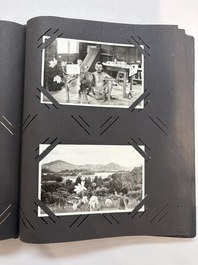 A collection of four photo albums and fieldwork prints documenting South and Southeast Asia, 20th C.