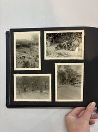 A collection of four photo albums and fieldwork prints documenting South and Southeast Asia, 20th C.