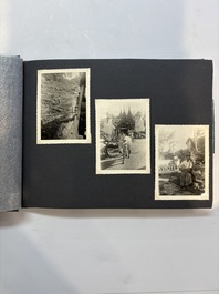 A collection of four photo albums and fieldwork prints documenting South and Southeast Asia, 20th C.