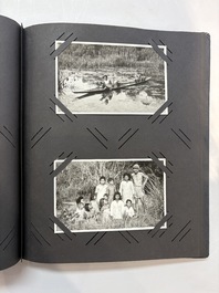 A collection of four photo albums and fieldwork prints documenting South and Southeast Asia, 20th C.