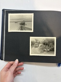 A collection of four photo albums and fieldwork prints documenting South and Southeast Asia, 20th C.