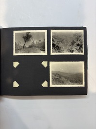 A collection of four photo albums and fieldwork prints documenting South and Southeast Asia, 20th C.