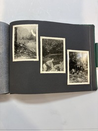 A collection of four photo albums and fieldwork prints documenting South and Southeast Asia, 20th C.