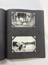 A collection of four photo albums and fieldwork prints documenting South and Southeast Asia, 20th C.