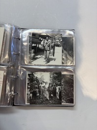 A collection of four photo albums and fieldwork prints documenting South and Southeast Asia, 20th C.