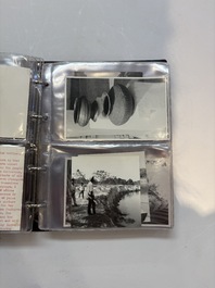 A collection of four photo albums and fieldwork prints documenting South and Southeast Asia, 20th C.