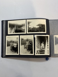 A collection of four photo albums and fieldwork prints documenting South and Southeast Asia, 20th C.
